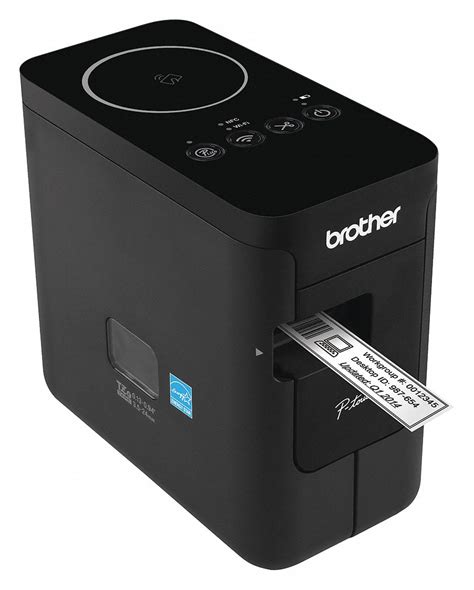 BROTHER Label Printer, Desktop Barcode Printer Type, 0.71 in Max. Print Width - 46MV76|PT ...