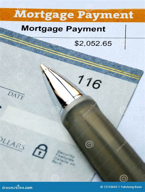 Paying The Mortgage For The Primary Residence Stock Image Image Of