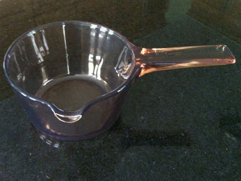 Corning Vision Easy Pour Saucepan 0 7L Milk Sauces Glass Cookware