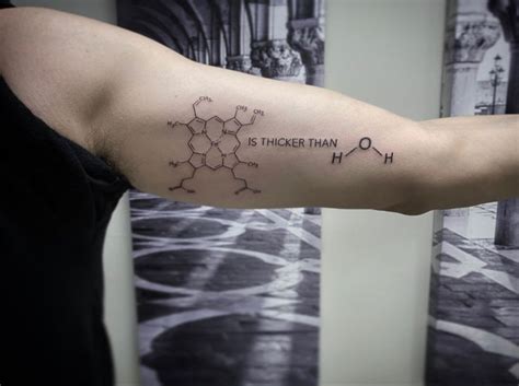 Blood Is Thicker Than Water Tattoo | Chemistry tattoo, Tattoos, Water tattoo