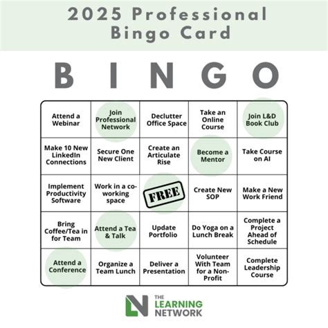 Make Goal Setting Fun Create Your Professional Bingo Card The