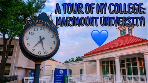 A TOUR OF MY COLLEGE: MARYMOUNT UNIVERSITY! - YouTube