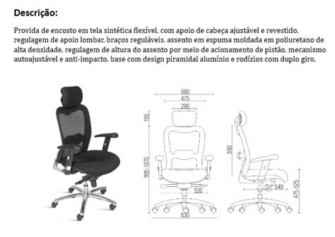 Cadeira New Ergon Duca Móveis