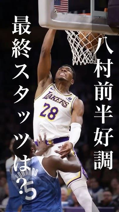 【今日の八村】前半から爆発！最終的な得点は？ Nba Ruihachimura 八村塁 Youtube