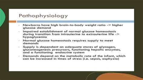 Management Of Neonatal Hypoglycemia Ppt Ppt