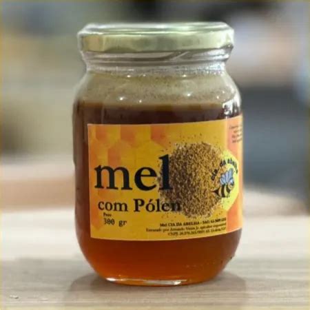 Mel Pólen Cia da Abelha pote 300 gr CIA DA ABELHA https