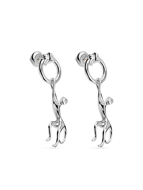 Tane M Xico Caimito Earrings Silver Farfetch