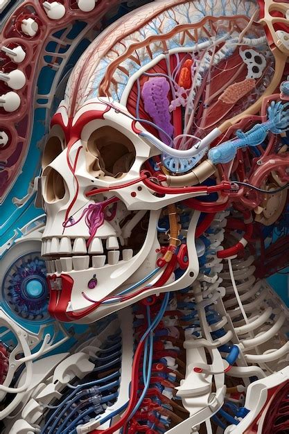 Uma Ilustra O M Dica Detalhada Mostrando A Anatomia Humana Em Toda A