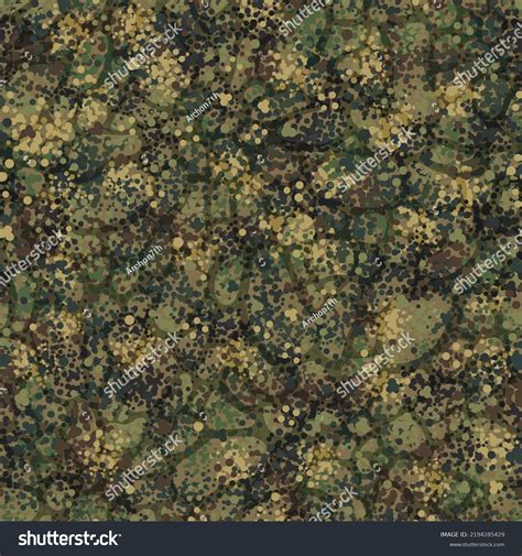 Decorative Flecktarn Camouflage Pattern Background Original Stock ...