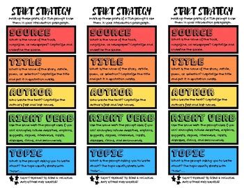 Text Dependent Analysis Tda Guide Bookmark By Karli Feaster Tpt