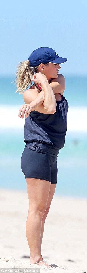 The Bachelor S Rachael Gouvignon Sets Pulses Racing In Teeny Bikini In Perth Daily Mail Online