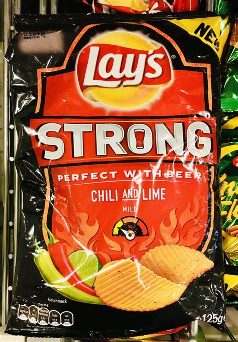 Lays Strong Chili+Lime Mild 125 Gramm - naschkater.com - das ...