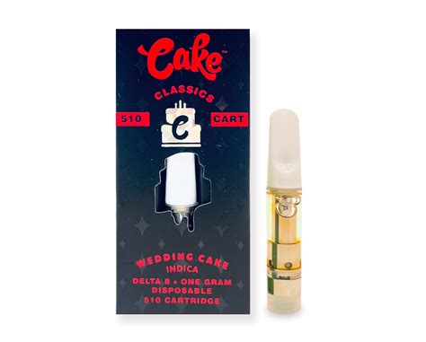 Cake D8 Wedding Cake Vape Cart 1g Colorado Breeders