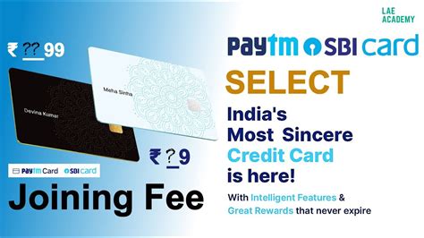 Paytm Sbi Credit Card Fee Features Charges Paytm Sbi Credit Card