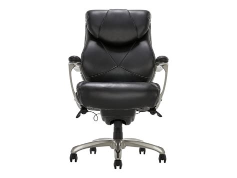 La Z Boy Cantania Executive Office Chair Black Bonded Leather