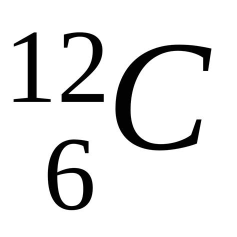 Carbon Standard Atomic Notation Clip Art Library