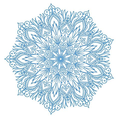 Circular Pattern In Form Of Decorative Blue Mandala Background 32408876