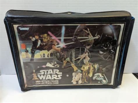 Vintage Star Wars Darth Vader Carry Collector Case 1977 Kenner Black 2 Trays Ebay