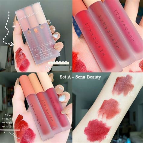 HOT Son Herorange Fluffy Lip Glaze Cây Có Tốt Không Mua Ở Đâu