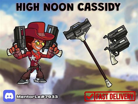 Brawlhalla High Noon Cassidy Fast Delivery Etsy