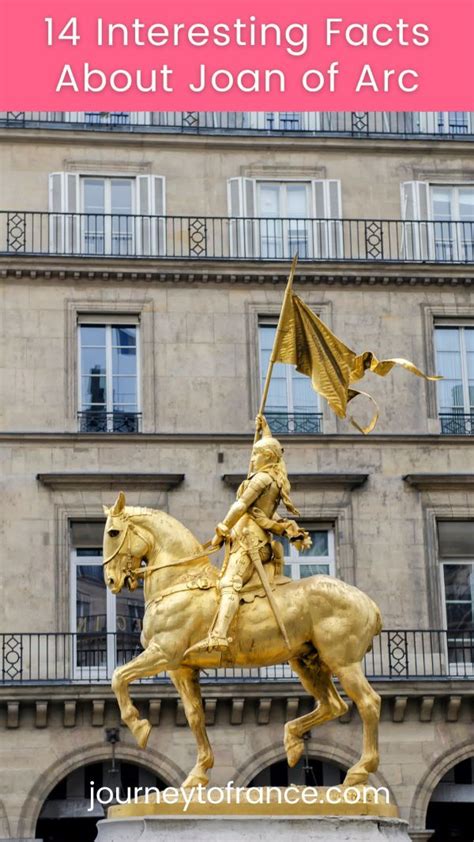 Interesting Facts About Joan Of Arc Journey To France