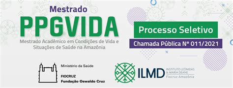 Fiocruz Amazônia divulga inscrições homologadas para curso de mestrado