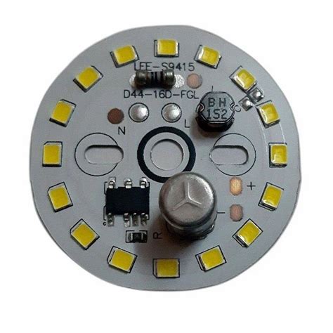 Round 15W Alpha DOB MCPCB LED Bulb Plate, Cool White, 6500K at Rs 19.50 ...