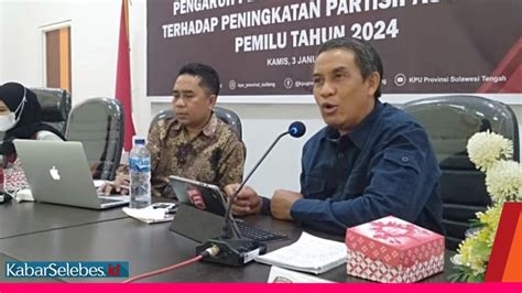 Kpu Sulteng Berharap Penataan Dapil Bisa Dorong Partisipasi Pemilih Di