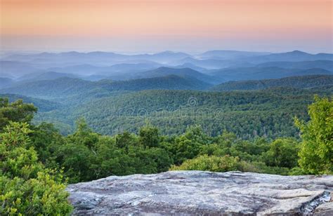 Blue Ridge Appalachian Mountains Western North Carolina NC Stock Photo ...