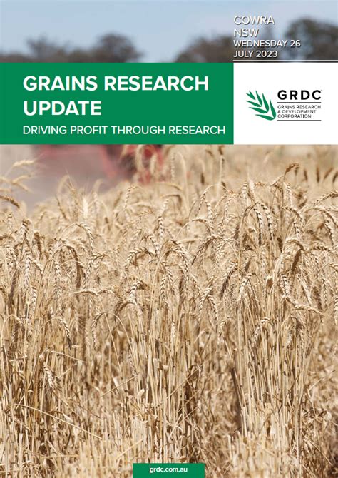 GRDC Grains Research Update Cowra 2023 GRDC