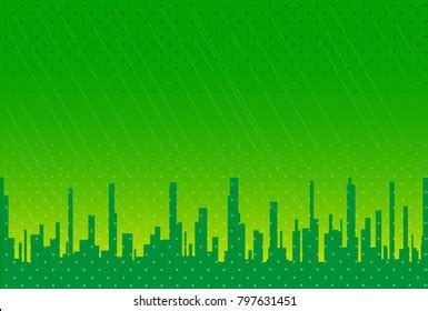 Night City Vector Illustrationlight Bulb Above Stock Vector Royalty