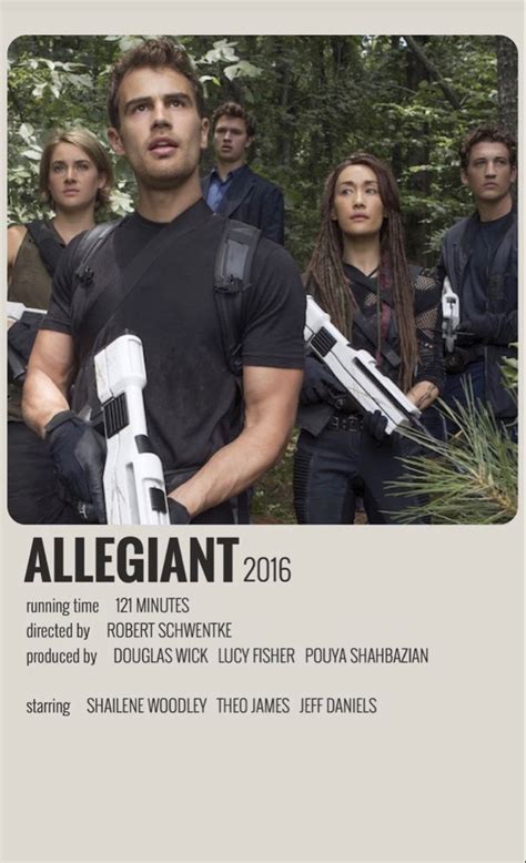 Allegiant Movie Poster, Lucy Fisher, Shailene Woodley, Theo James ...