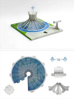 Niemeyer Catedral De Brasilia Maquetas Planos Croquis Arq