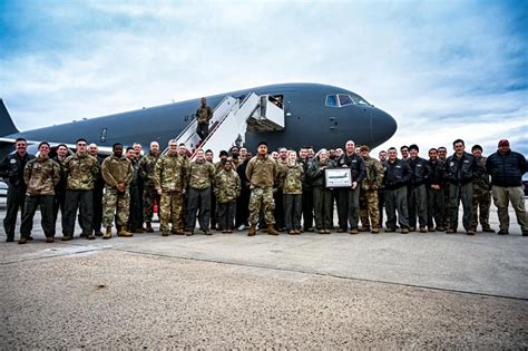 US Air Force 32nd Air Refueling Squadron Delivers Its First Boeing KC