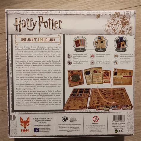 Jeu Harry Potter Une Année à Poudlard Eur 20 00 Picclick Fr