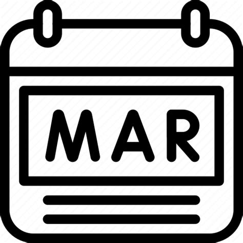 March, calendar, schedule, date, month, year icon - Download on Iconfinder