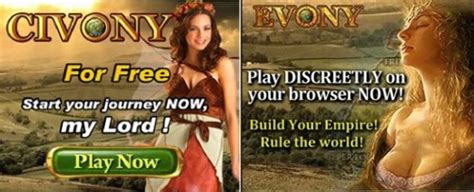 Evony Ads MMOs