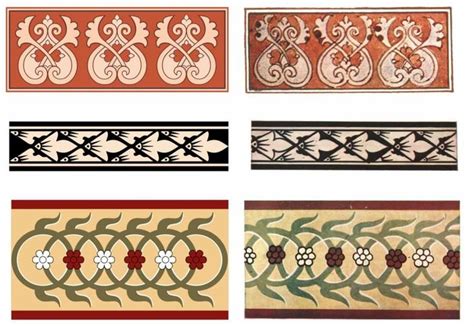 Four Different Types Of Decorative Tile Designs