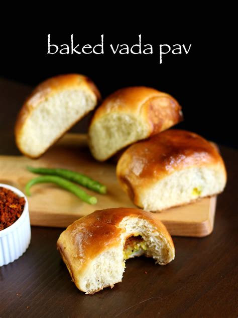 baked vada pav recipe | masala bun recipe | ladi pav recipe