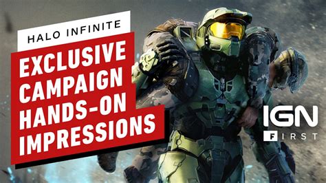 Halo Infinite Campaign The First Hands On Video Preview Ign