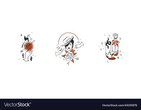 Hand Drawn Abstract Graphic Clipart Royalty Free Vector