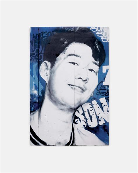 Spurs Son Graffiti Collection Portrait Poster Official Spurs Store