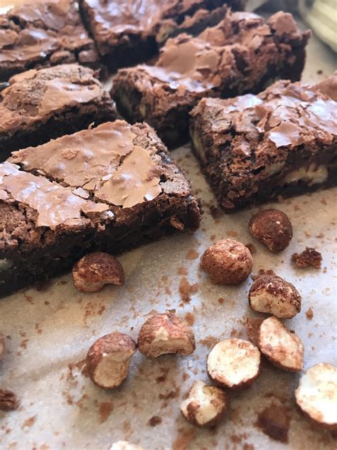 Chocolate Brownies with Sandalwood Nuts – Outback Chef