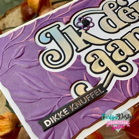 Hot Foil Plate Onderteksten Sterkte Cdhf Craftlines B V