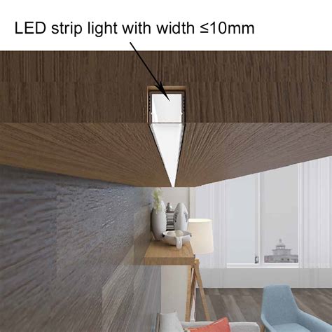 Mini Recessed Strip Lighting Channel For 10mm LED Tape