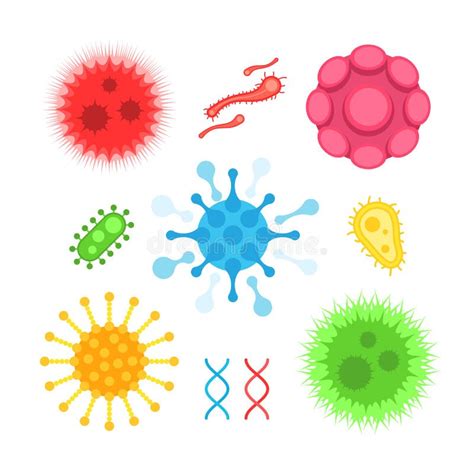 V Rus Das Bact Rias Dos Micro Organismos Da Biologia Ilustra O Do