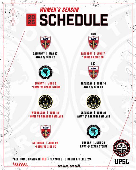 UPSL Women 2025 Schedule
