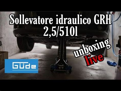 Unboxing Live Sollevatore Idraulico G De Grh L Youtube