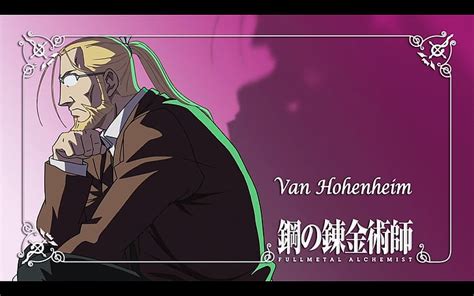 Fullmetal Alchemist Van Hohenheim Anime Full Metal Alchemist HD Art