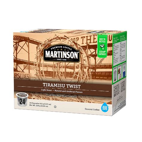 Martinson Coffee Tiramisu Twist Single Serve Pods (Case of 96) – Home Coffee Solutions